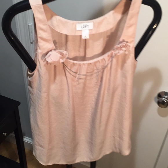 Loft tank, fabric flower and chain embellishments - Picture 5 of 7